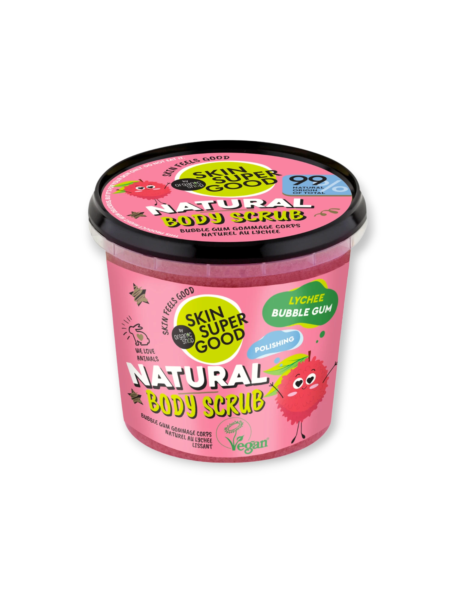 Пилинг за тяло Личи – полиращ , Organic Shop, 360 мл
