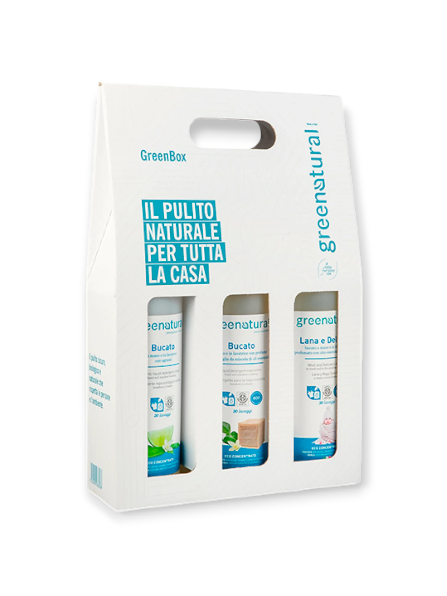GreenBox комплект за пране деликатни тъкани, 3 части Greenatural