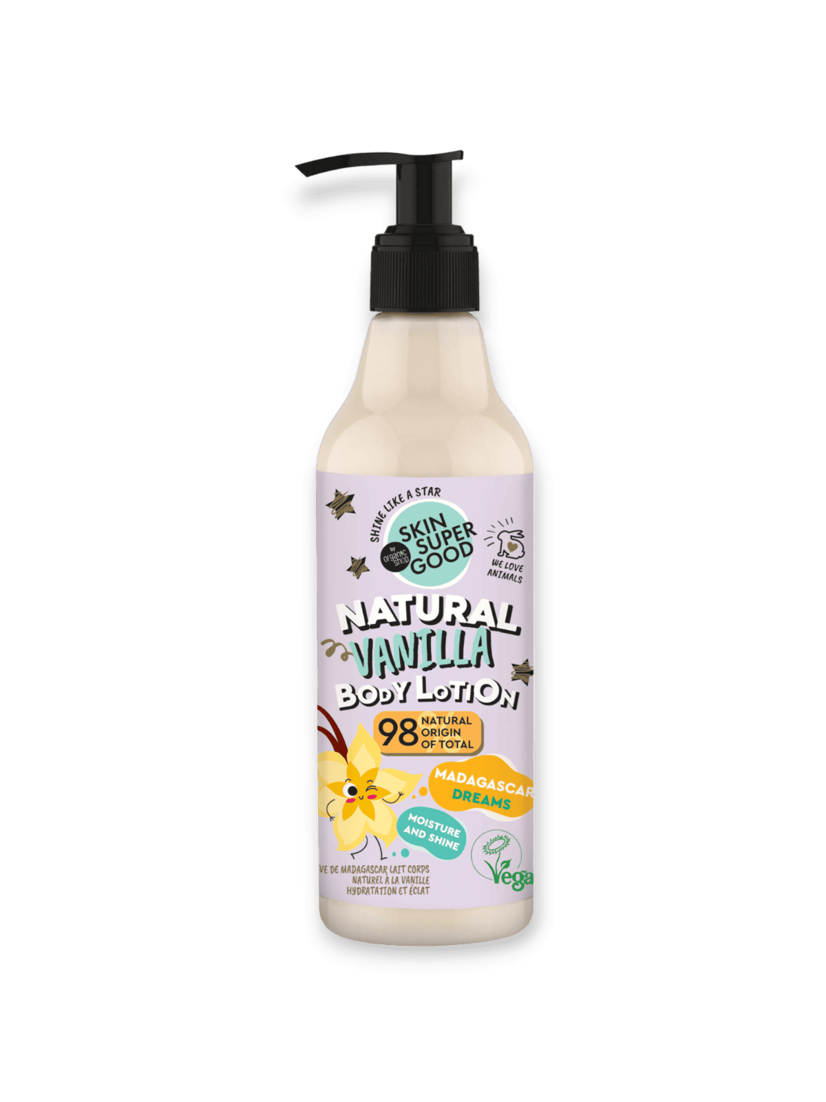 Лосион за тяло Ванилия Organic Shop, 250 мл