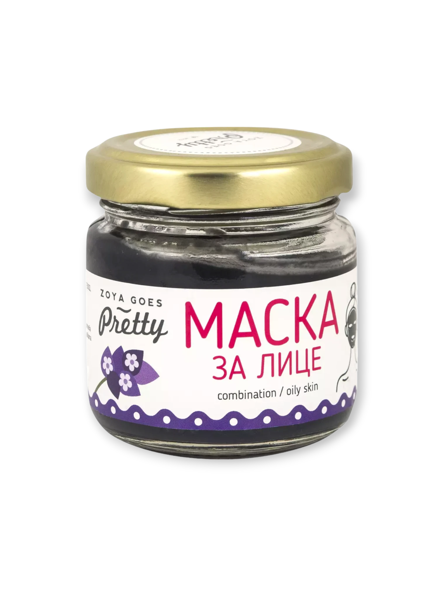 Маска за лице мазна кожа 70 г Zoya Goes Pretty