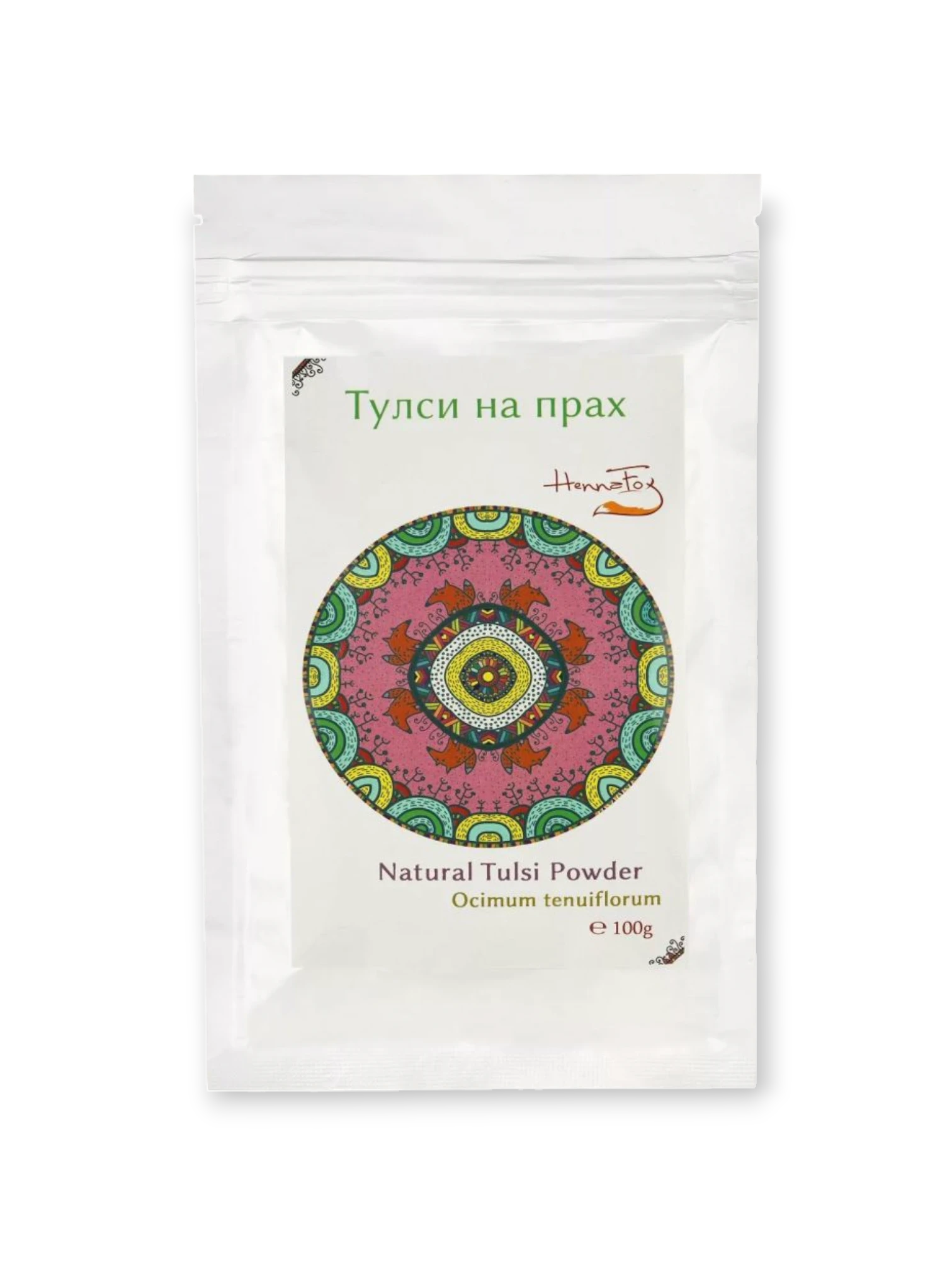 Тулси на прах 100 г HennaFox