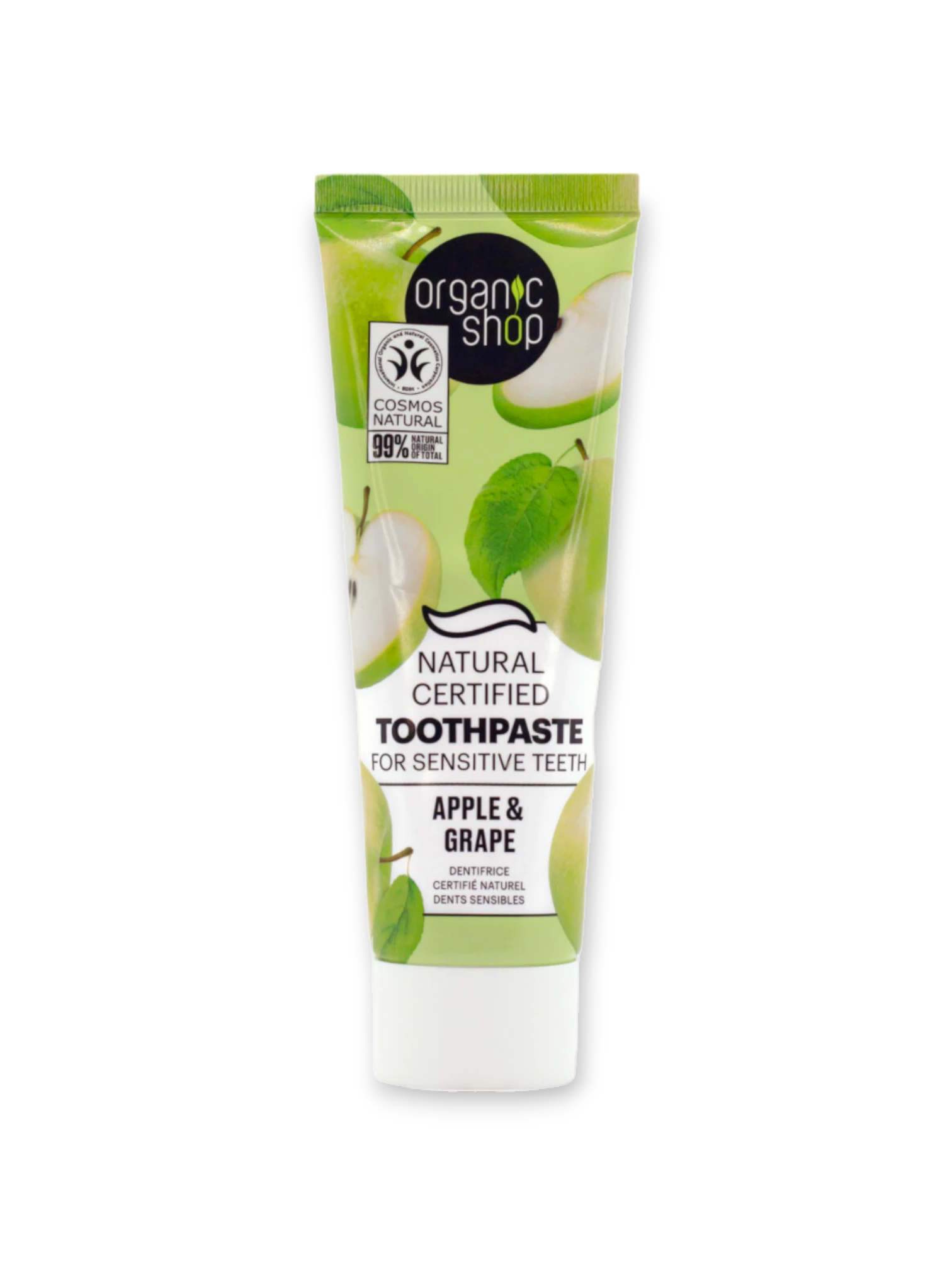 Паста за чувствителни зъби Organic Shop, 100 г