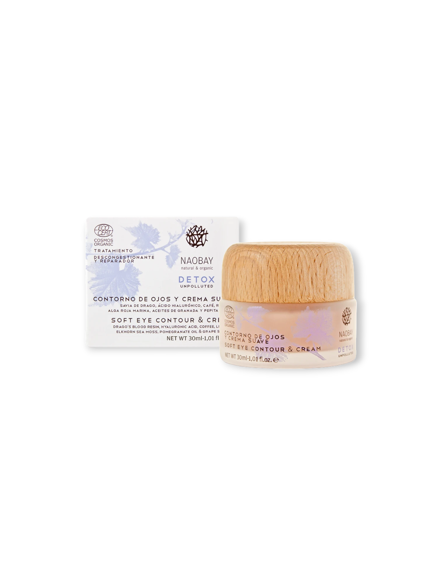 Naobay DETOX Околоочен крем Soft Eye Contour 30 мл