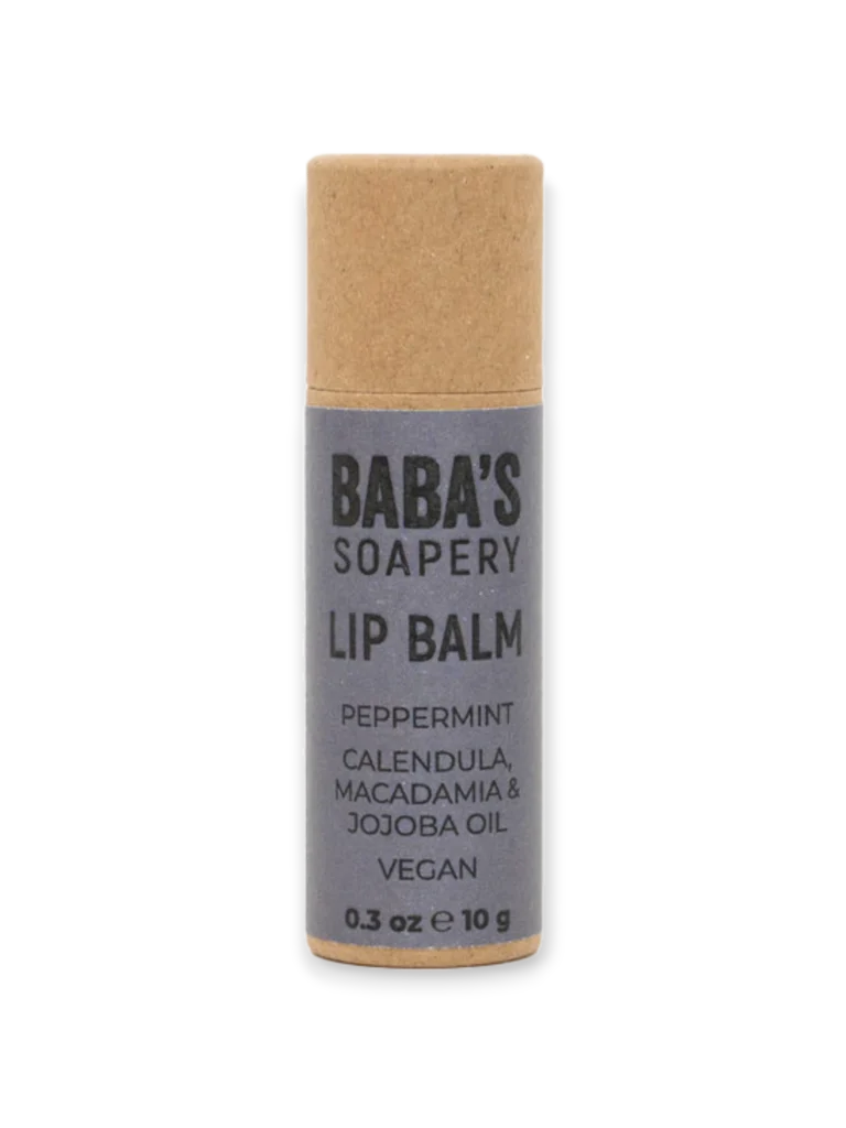 Балсам за устни с мента 10 г, Baba`s Soapery