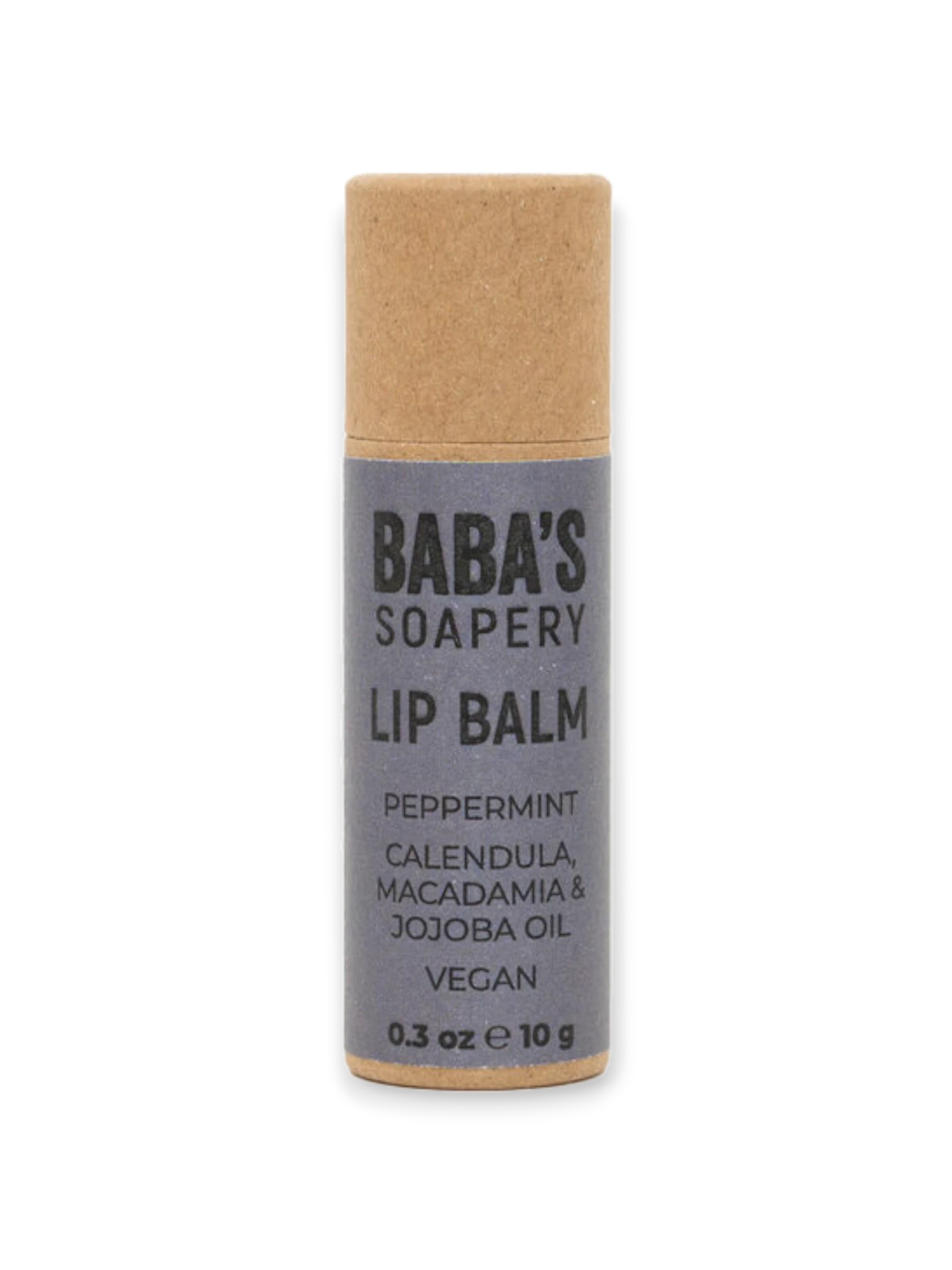 Балсам за устни с мента 10 г, Baba`s Soapery
