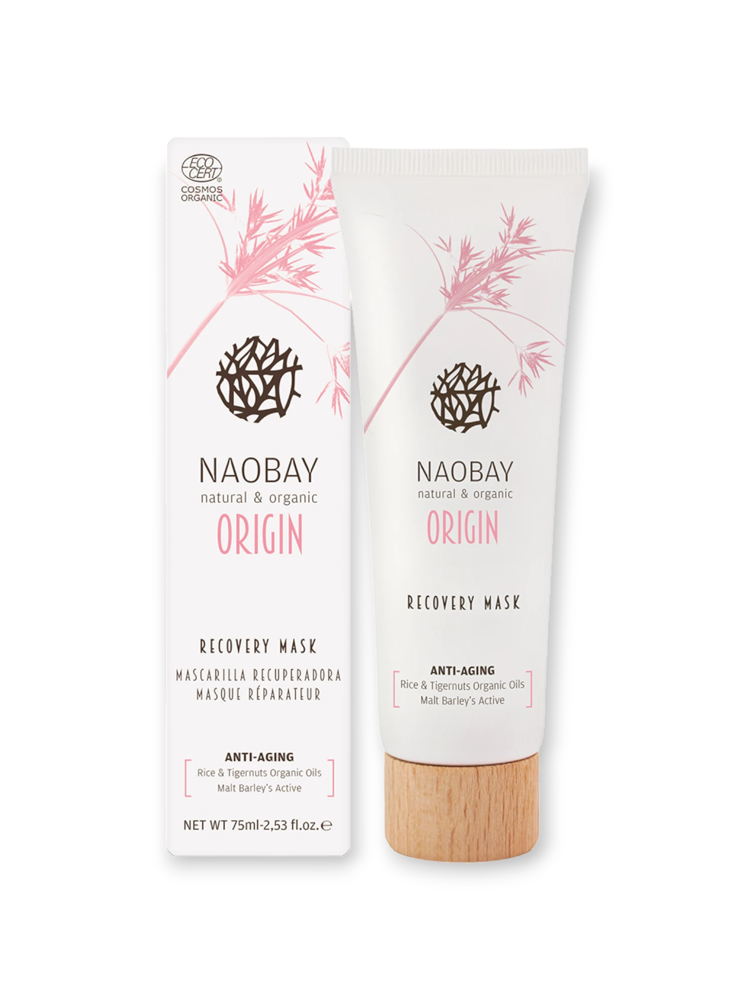 Naobay ORIGIN Възстановяваща маска за лице SENSITIVE SKIN 75 мл