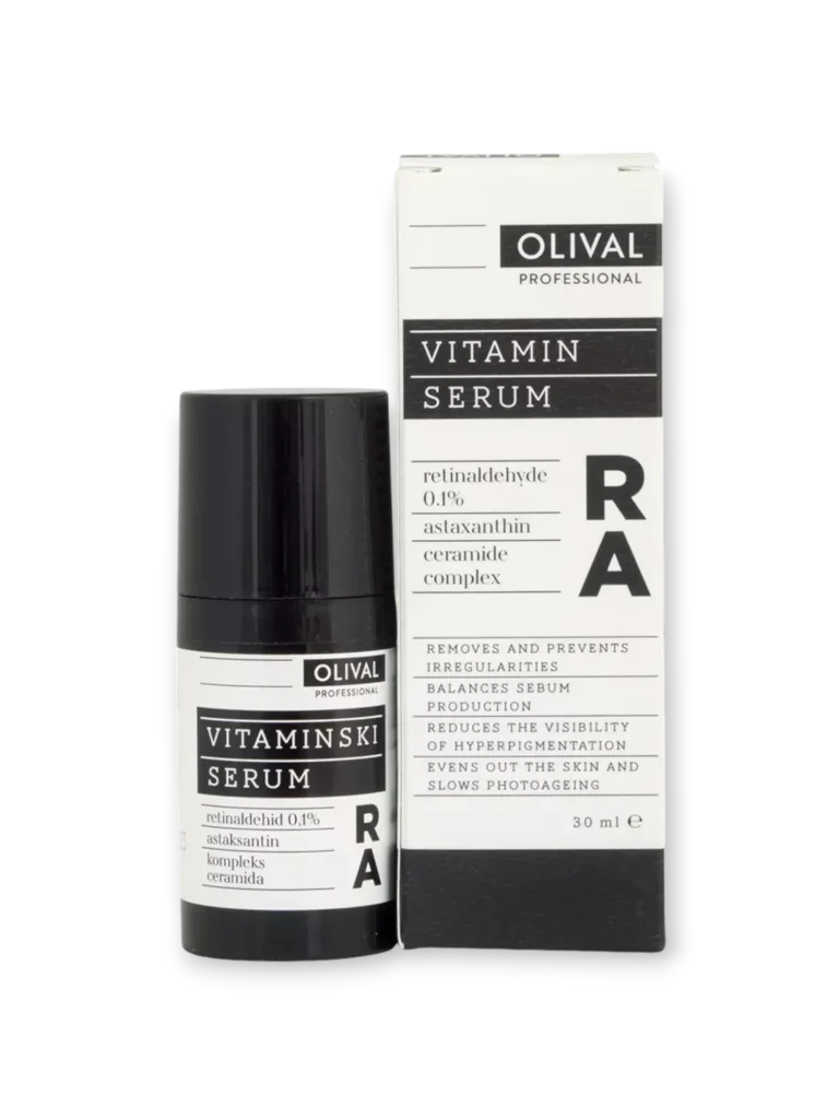Нощен витаминен серум за лице RA, Olival, 30 мл