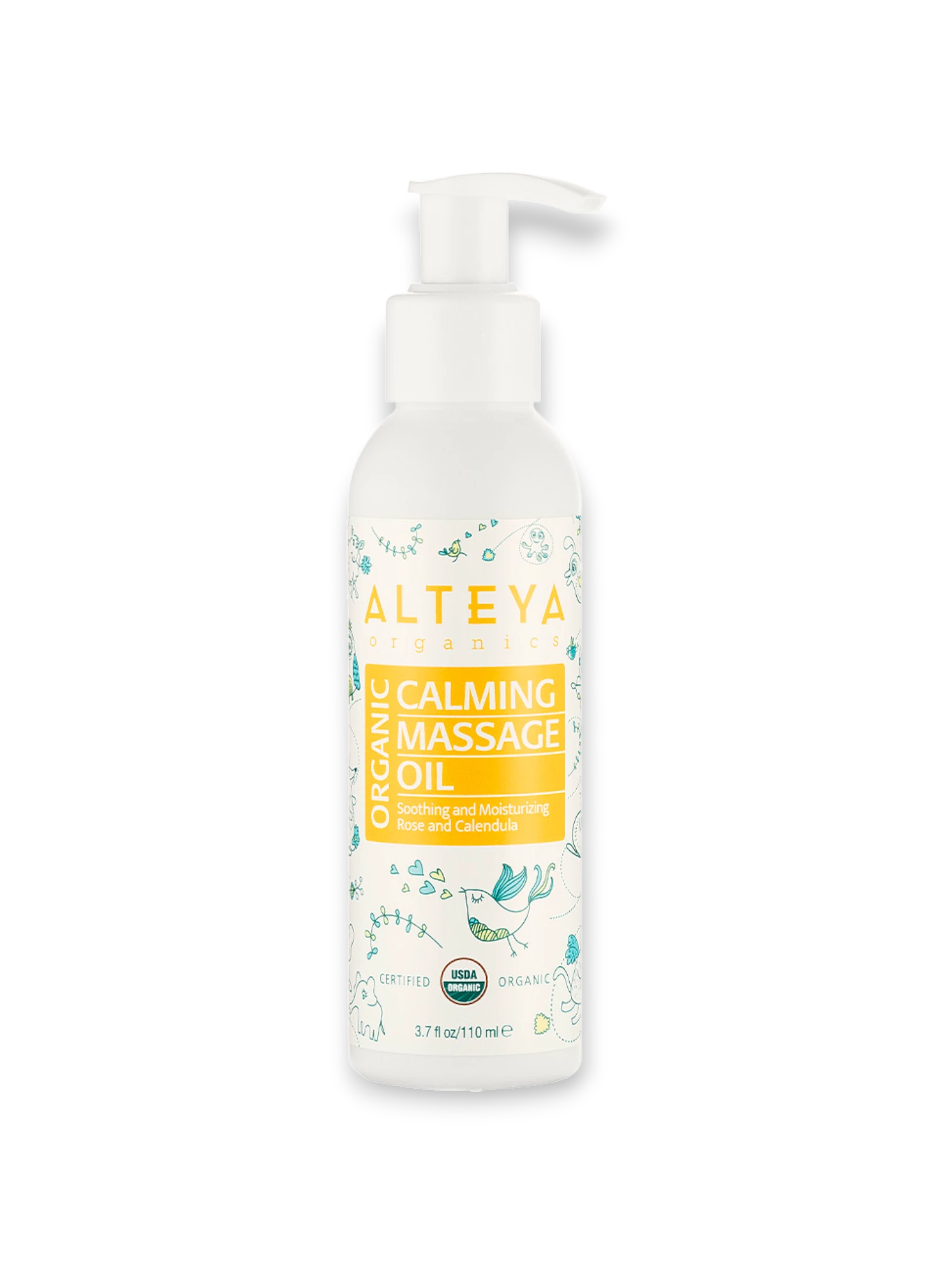 Био Успокояващо масажно олио за бебета 110 мл Alteya Organics
