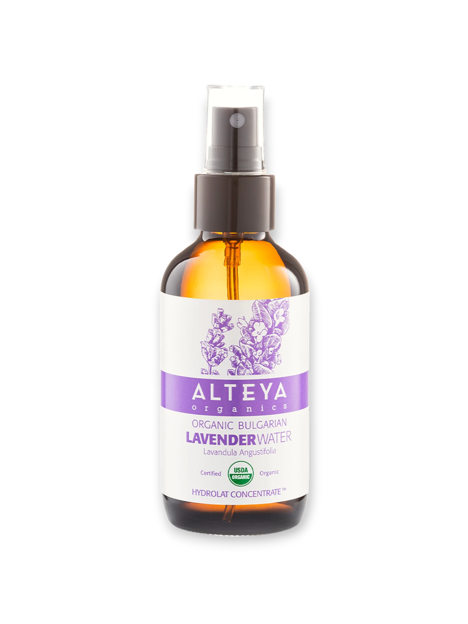 Био Лавандулова вода 120/240 мл кафяво стъкло Alteya Organics