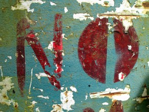 In The Writing World it's ok to Say NO