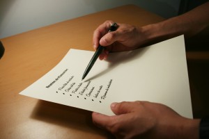 freelance writer assignment checklist