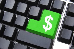 Computer has the money button