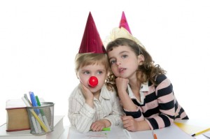 School kids party