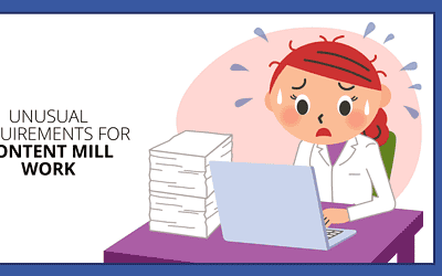 Content Mill Announces Unusual Requirements to Help Writers