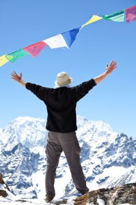 A freelance writer exults in prayer