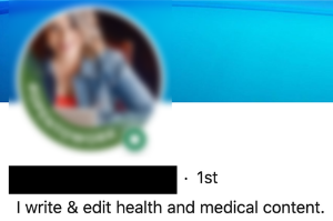 example of saying who you are not what you do on linkedin