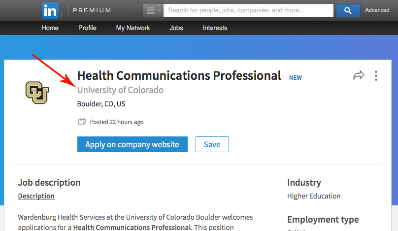 LinkedIN-company-name