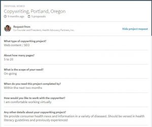 LinkedIn ProFinder proposal