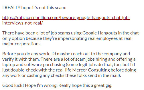 Make Money from Home Scam