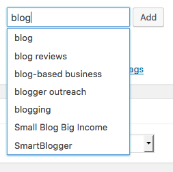 How to write a blog post -- reuse common tags
