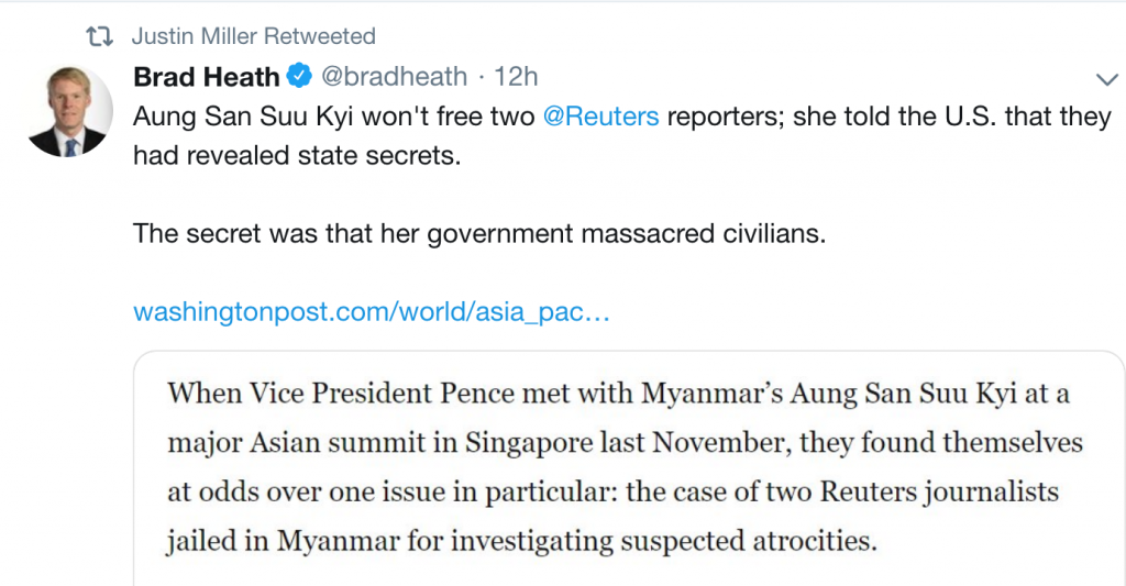 Editors on Twitter: Justin Miller Daily Beast
