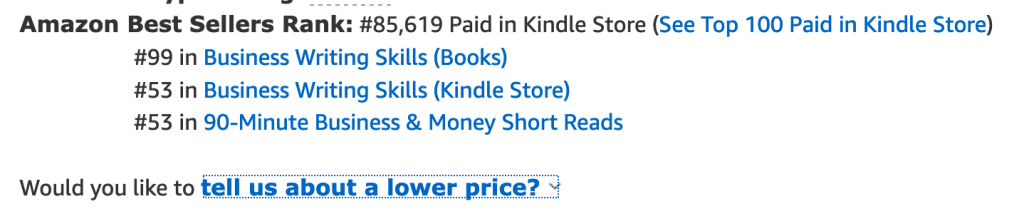 Selling an e-book: MAKEALIVINGWRITING.COM