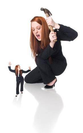 freelance writer belittles herself