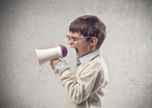 Young blogger trying to promote his blog post
