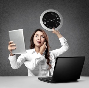 Multitasking freelance writer