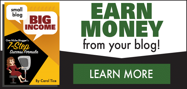 Small Blog, Big Income: Earn Money from your blog!