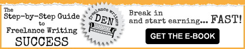 Freelance writing success