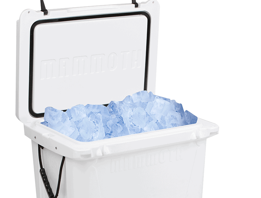 Mammoth-Ranger-65-White-Open-w_Ice-Slider-min White Ranger 65 open with ice inside
