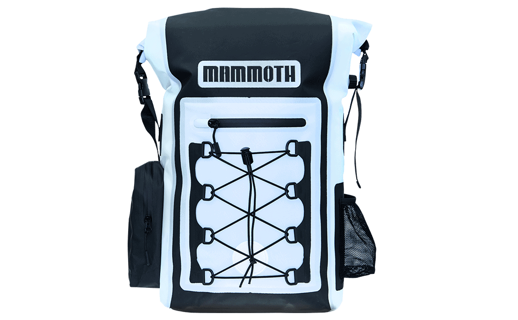 White Tropic backpack front view