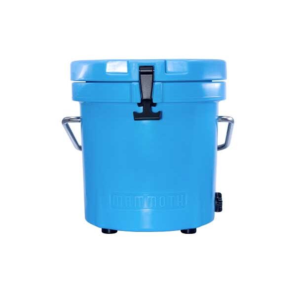 bait bucket blue front view