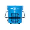 bait bucket blue back view