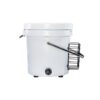 bait bucket white side view