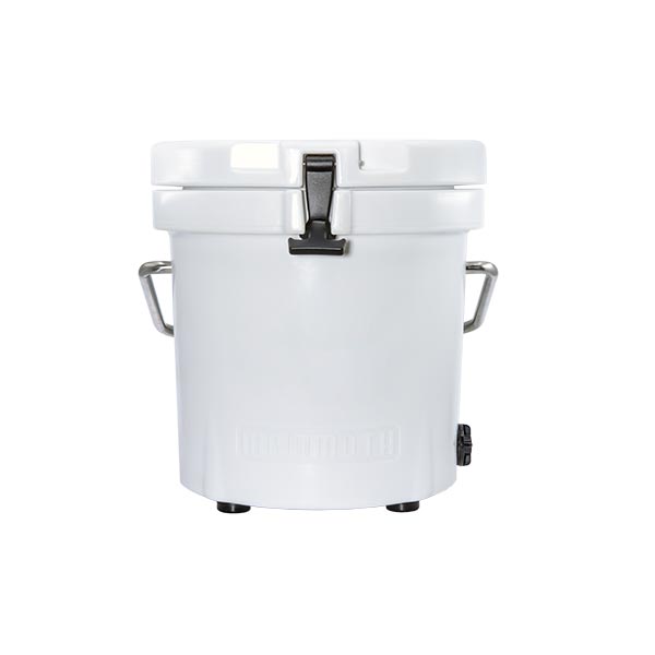 bait bucket white front view