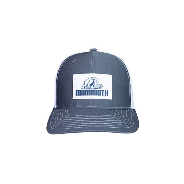 Mammoth gray and white trucker hat