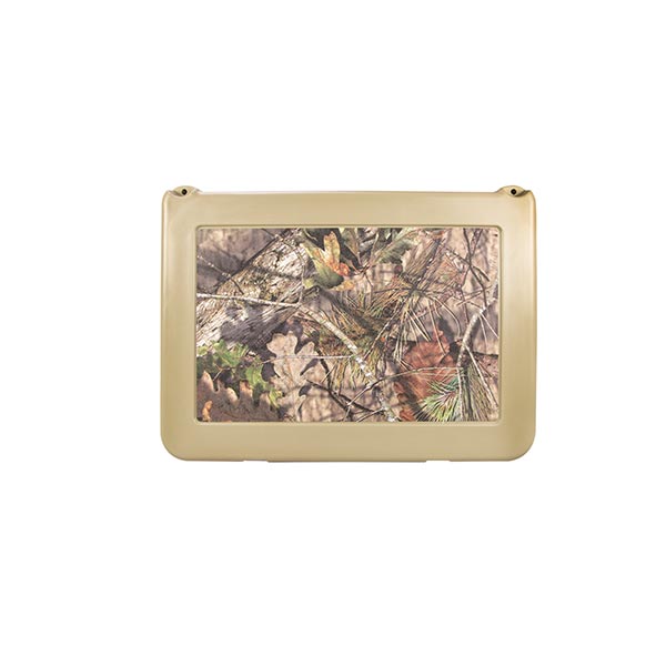 ranger cooler with camo print decals on top