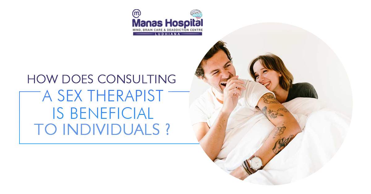 How does consulting a sex therapist is beneficial to the individuals
