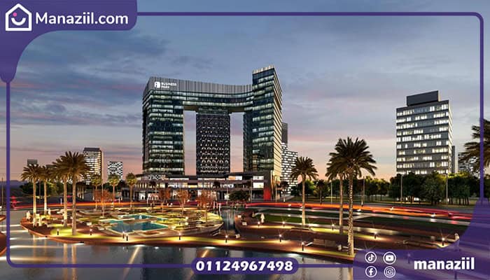 تصميم مشروع اي بيزنس بارك مول العاصمة i business park tower