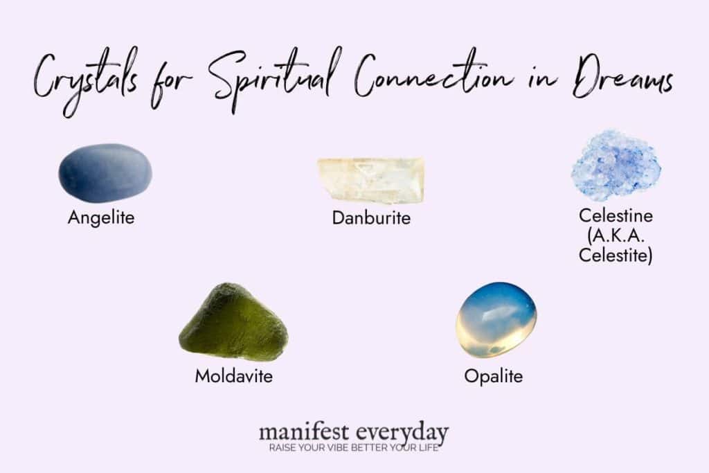 Crystals for Spiritual Connection in Dreams manifesteveryday.com