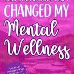 Pinterest pin showing path through pink-tinted nature with text "THIS ONE MINDSET SHIFT CHANGED MY MENTAL WELLNESS" and purple starburst call to action "See How I Manage Things Naturally → Read the Post Now!" manifesteveryday.com