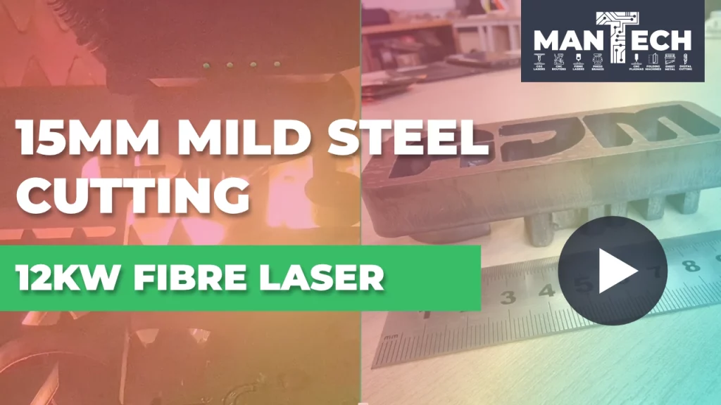 15mm Mild Steel Cutting 12kw Fibre Laser