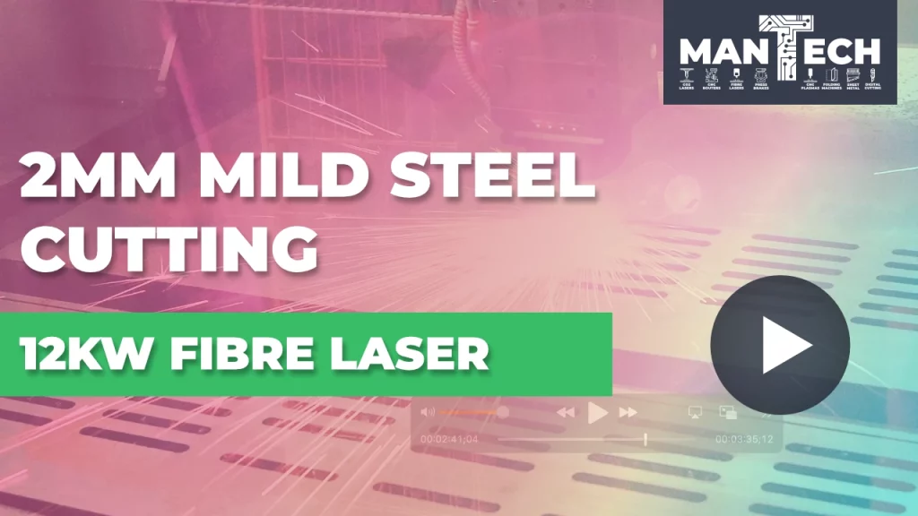 2mm mild steel sf3105h fibre laer mantech uk