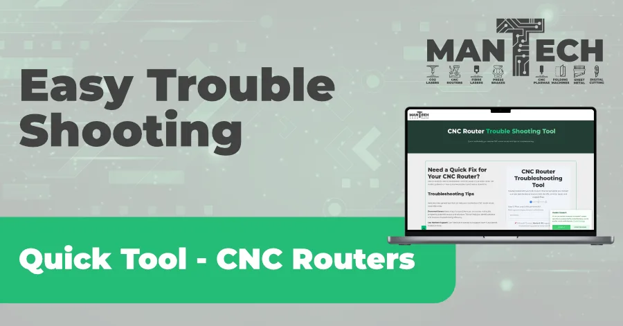 Easy to use cnc router troubleshoot tool mantech
