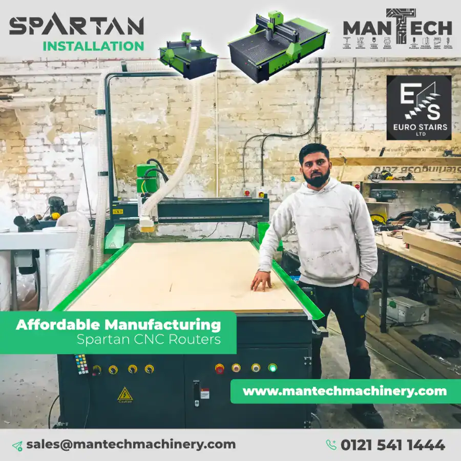Cnc router installation walsall mantech uk