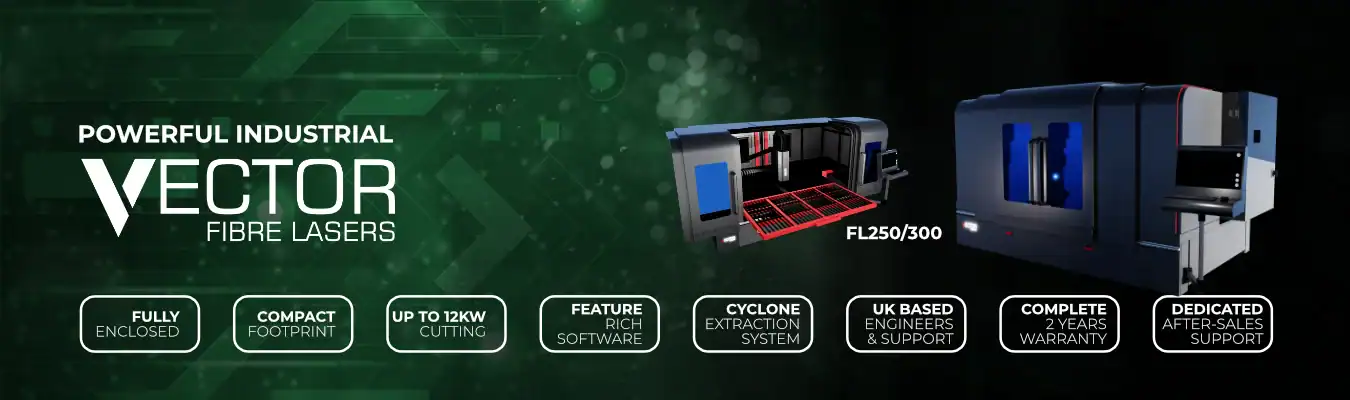 Powerful vector FL range of fibre laser cutters UK
