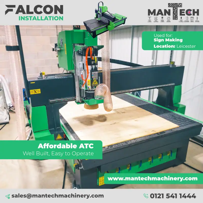Printhouse Leicester - Falcon ATC 1530 Model Installation By Mantech UK