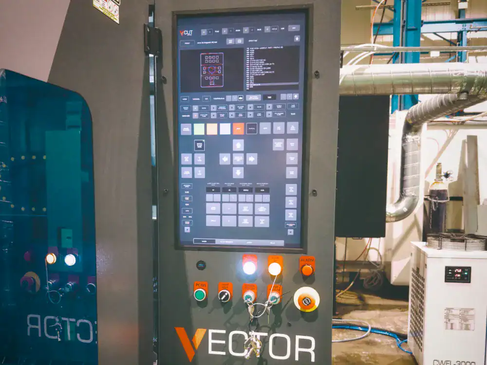 vcut control software fibre laser cutter uk